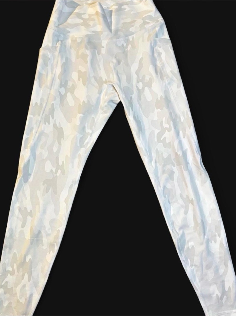 BuffBunny White Camo High-Rise Leggings with Side Pocket - Picture 6 of 6